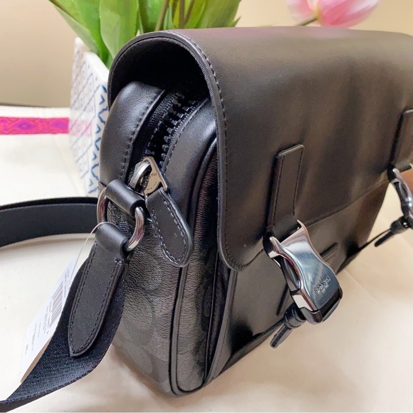 Coach Bags Coach Track Crossbody In Signature Canvas Poshmark